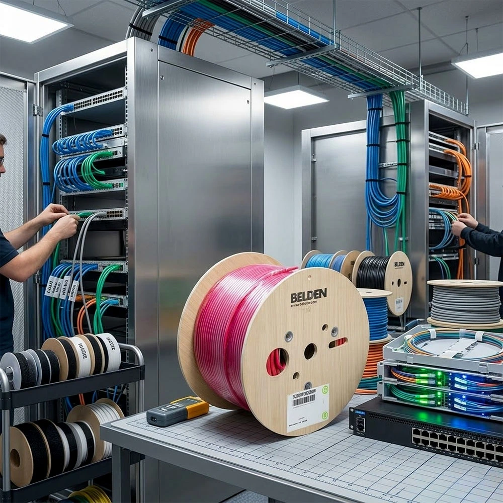 C&aacute;p t&iacute;n hiệu chống ch&aacute;y chống nhiễu Belden (ZA35CFF01) 2 x 1.5mm cao cấp